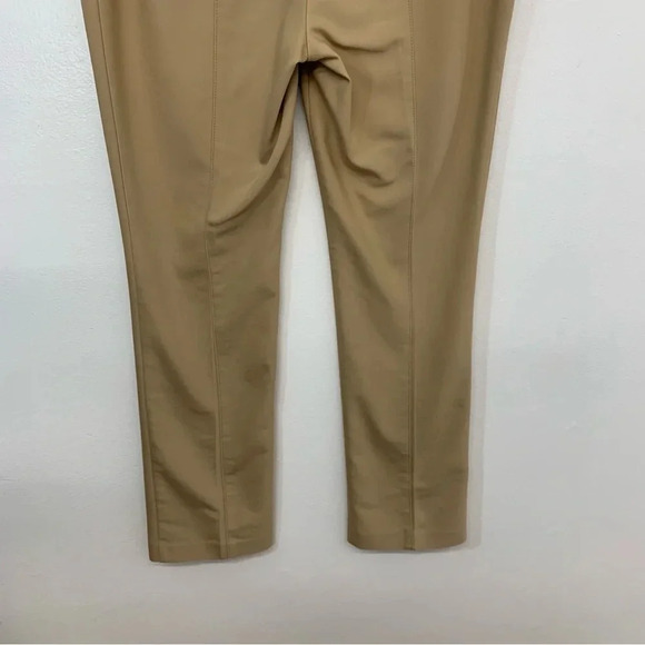 Chicos So Slimming 0.5 Pants Small/6 Beigh Straight Leg Front Zip Pockets Work - Picture 6 of 12